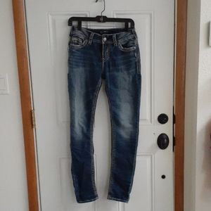 Silver  Skinny Jeans size 27